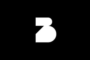 Bold B Letter Logo